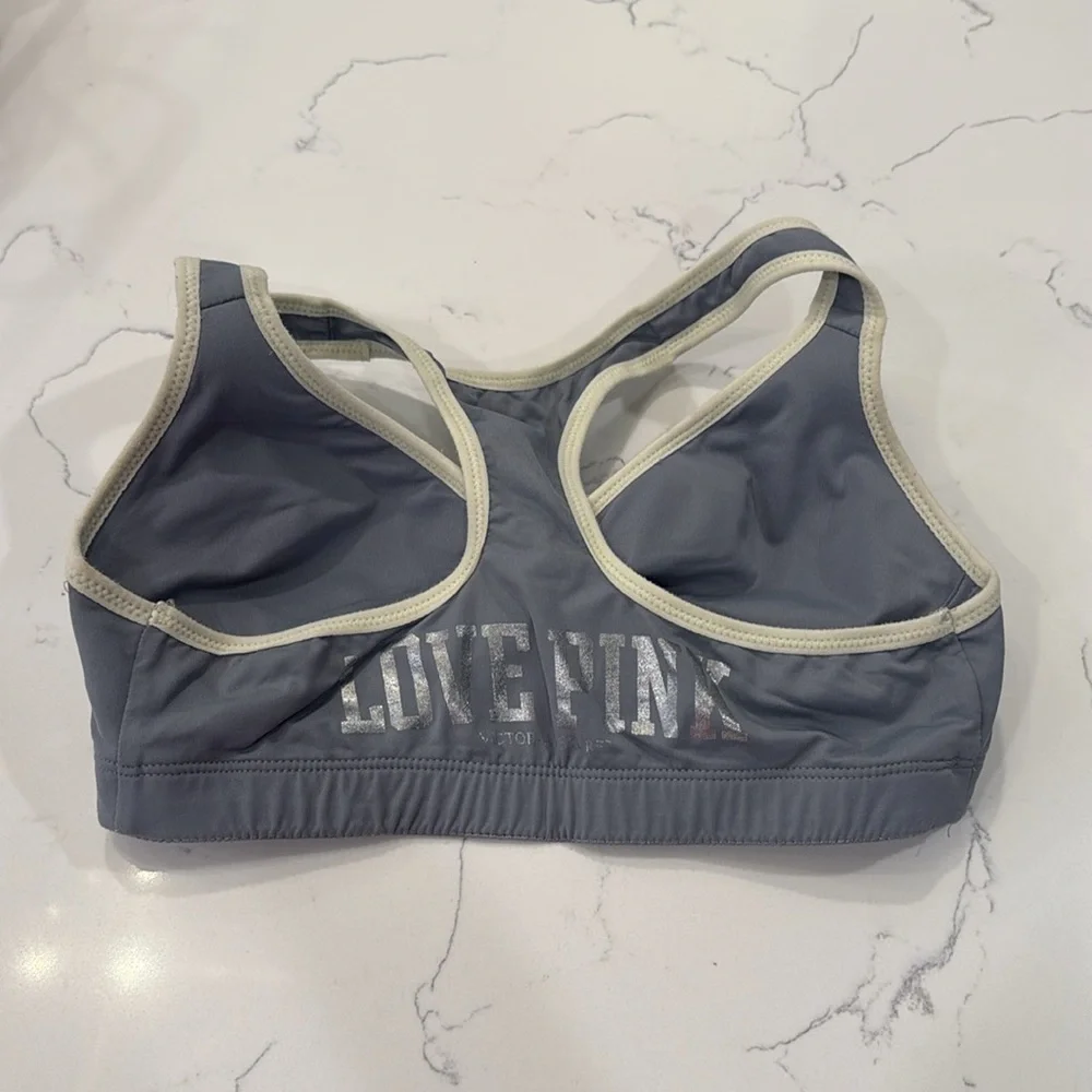 PINK push up sports bra
